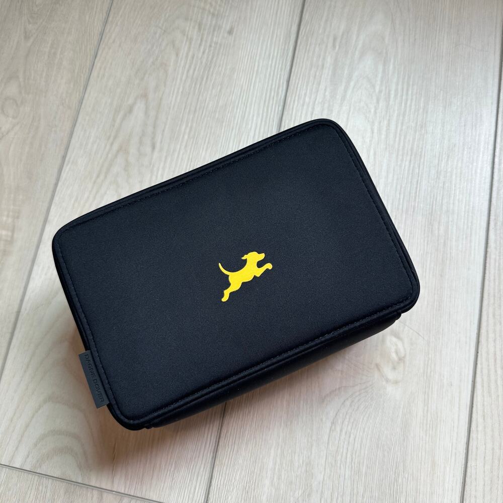 NWOT Dagne Dover x Fetch Arlo limited edition black neoprene tech organizer